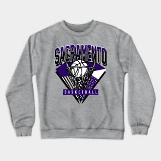 Saramento Basketball 90 Throwback Crewneck Sweatshirt